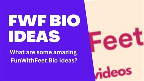 feet bio ideas|FunWithFeet Bio Ideas: 15 About Me Ideas For Your。